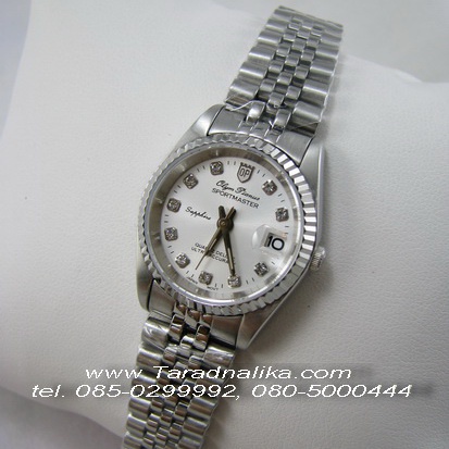 นาฬิกา Olym pianus lady shapphire sportmaster 683221-615 นาฬิกาผู้หญิงขอบหยัก