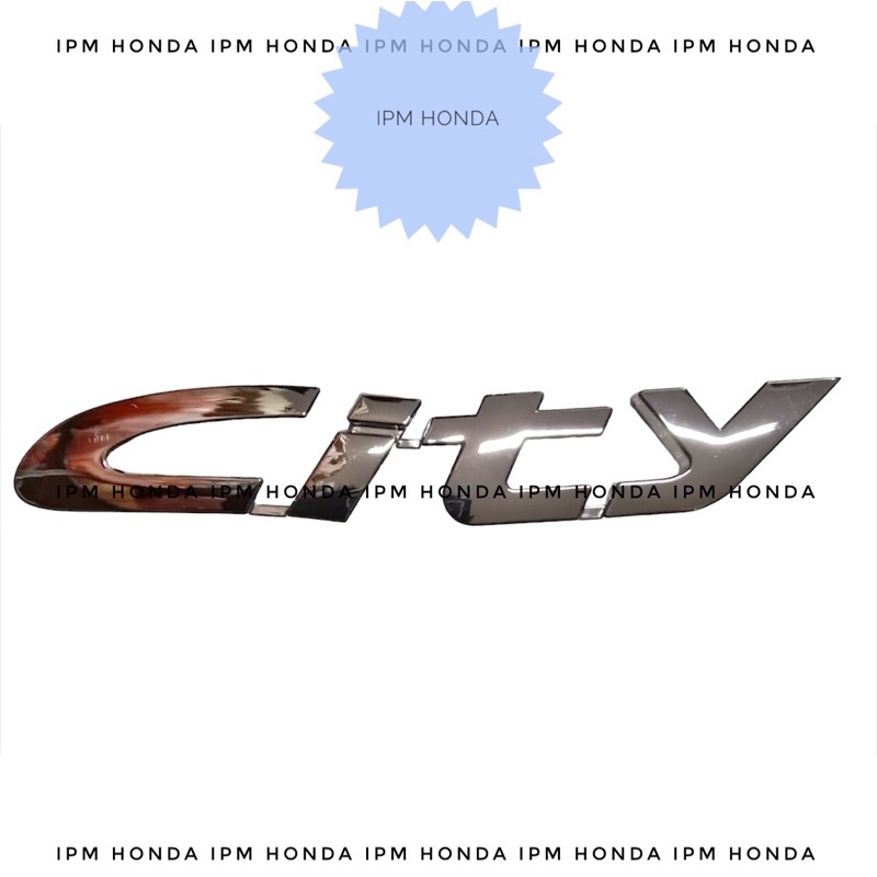 75722 SX8 City Writing โลโก้สัญลักษณ์สําหรับ Honda City Type Z 1999 2000 2001 2002