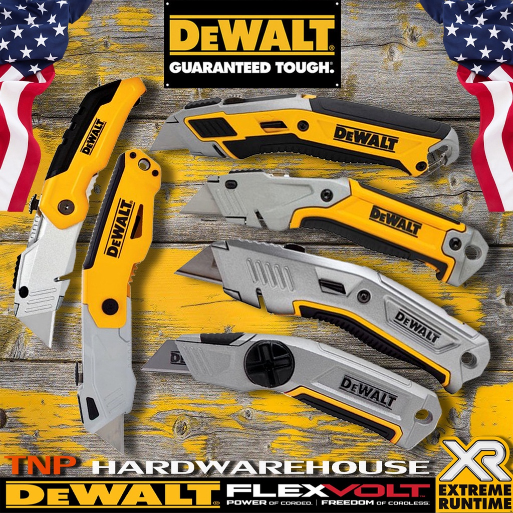 DEWALT มีดคัตเตอร์งานหนัก DEWALT รุ่น DWHT10046,10295,10319,10035L,10261,10246 *Made in USA*