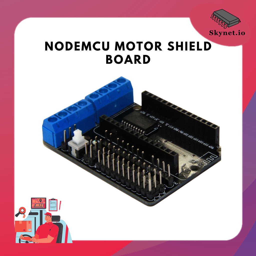 NodeMCU Motor Shield Board L293D for NodeMCU V2 Shopee Thailand
