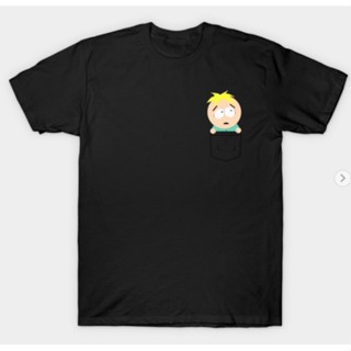 เสื้อยืดแขนสั้น คอกลม ผ้าฝ้ายแท้ พิมพ์ลายการ์ตูนอนิเมะ South park park แฟชั่นฤดูร้อน สําหรับผู้ชาย