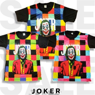 เสื้อเด็ก3-10ขวบลายJokerลายลิขสิทธิ์สินค้าพร้อมส่งงานเกรดพรีเมี่ยมพิมพ์ลายชัด