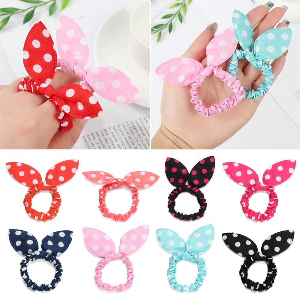 Rabbit Dot Hair Band ยางรัด Concesional Rate สินค้าใหม่ยอดนิยมที่สวยงามทนทาน Temperamental Beauty