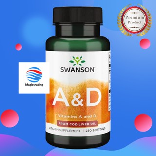 Swanson Premium- Vitamins A &amp; D / 250 Softgels