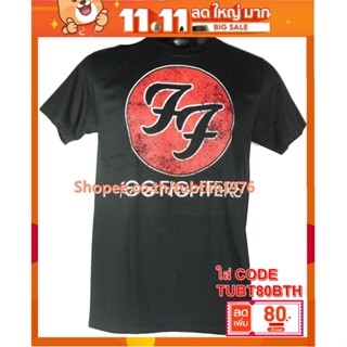 เสื้อวง Foo Fighters เสื้อยืดวงดนตรีร็อค เสื้อวินเทจ ฟูไฟเตอส์ FFT1610