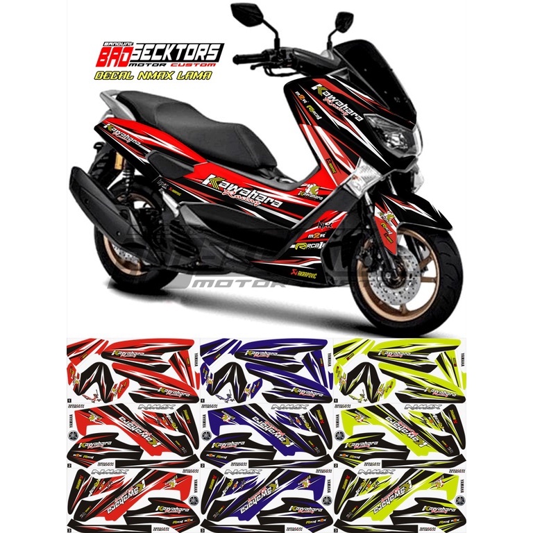 YAMAHA NMAX OLD DECAL KAWAHARA FULL BODY MOTIF