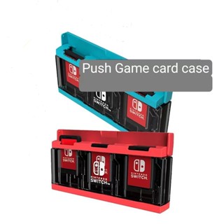เคสการ์ดเกมกด พร้อมช่องใส่การ์ดเกม 6 ช่อง สําหรับ Nintendo Switch