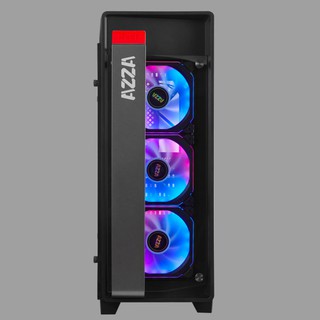 AZZA Mid Tower Tempered Glass RGB Gaming Case Obsidian 270 - Black