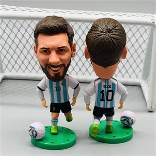 ฟิกเกอร์ตุ๊กตาทีมชาติฟุตบอล Argentina Player Lionel Messi Dybala Di maria 2022