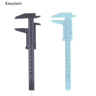 Easyturn เวอร์เนียร์ไม้บรรทัดพลาสติก 6 นิ้ว 150 มม. 1 ชิ้น สําหรับวัดเครื่องประดับ