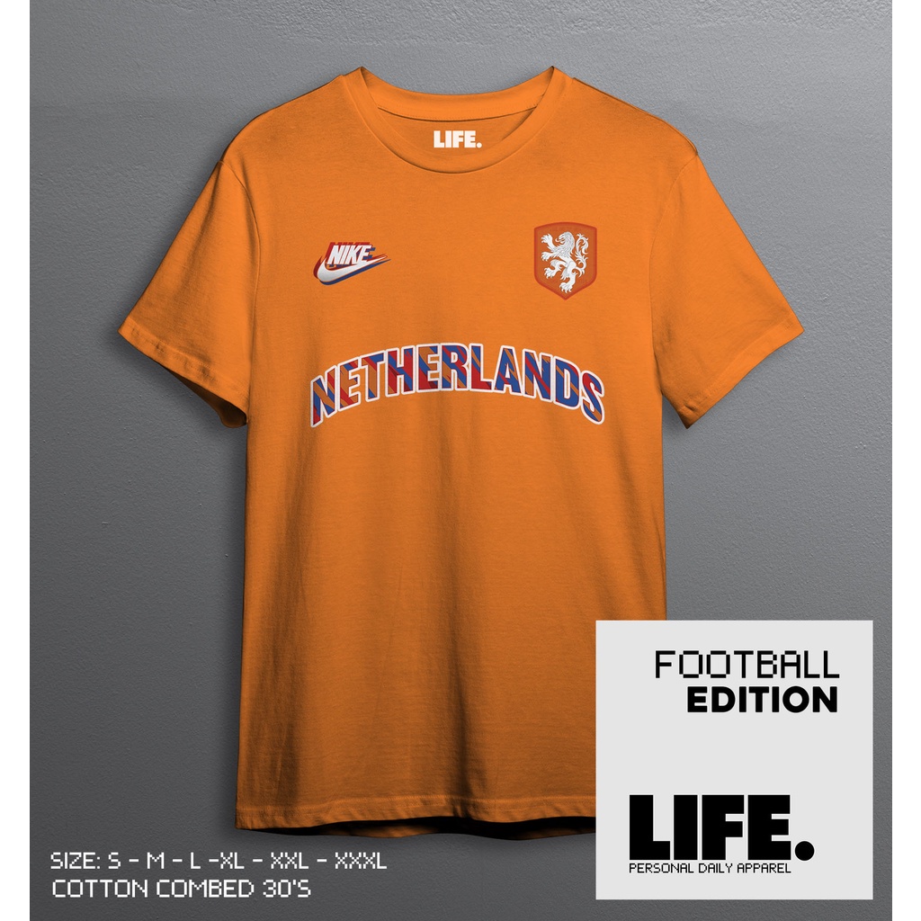 KATUN Dutch T-Shirt Netherlands Hollands World Cup Latest Model Fans Supporter FIFA World Cup Qatar 