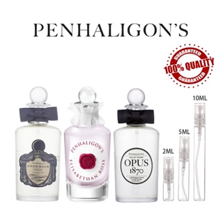 ขายน้ำหอมแบรนด์แท้ 100% Penhaligons Endymion &amp; Elisabethan Rose &amp; Opus 1870 EDT 2ml/5ml/10ml