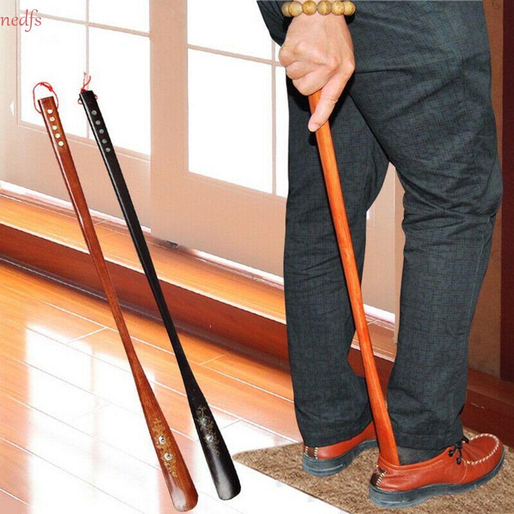 Nedfs แตรรองเท้า 55cm / 21.5 '' ช้อนไม้ที่มีประโยชน์บ้านมืออาชีพ