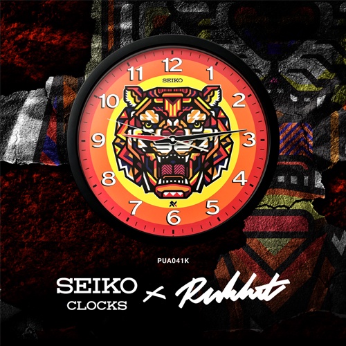 SEIKO CLOCKS นาฬิกาแขวน RUKKIT THE TIGER LIMITED EDITION รุ่น PUA041,PUA041K