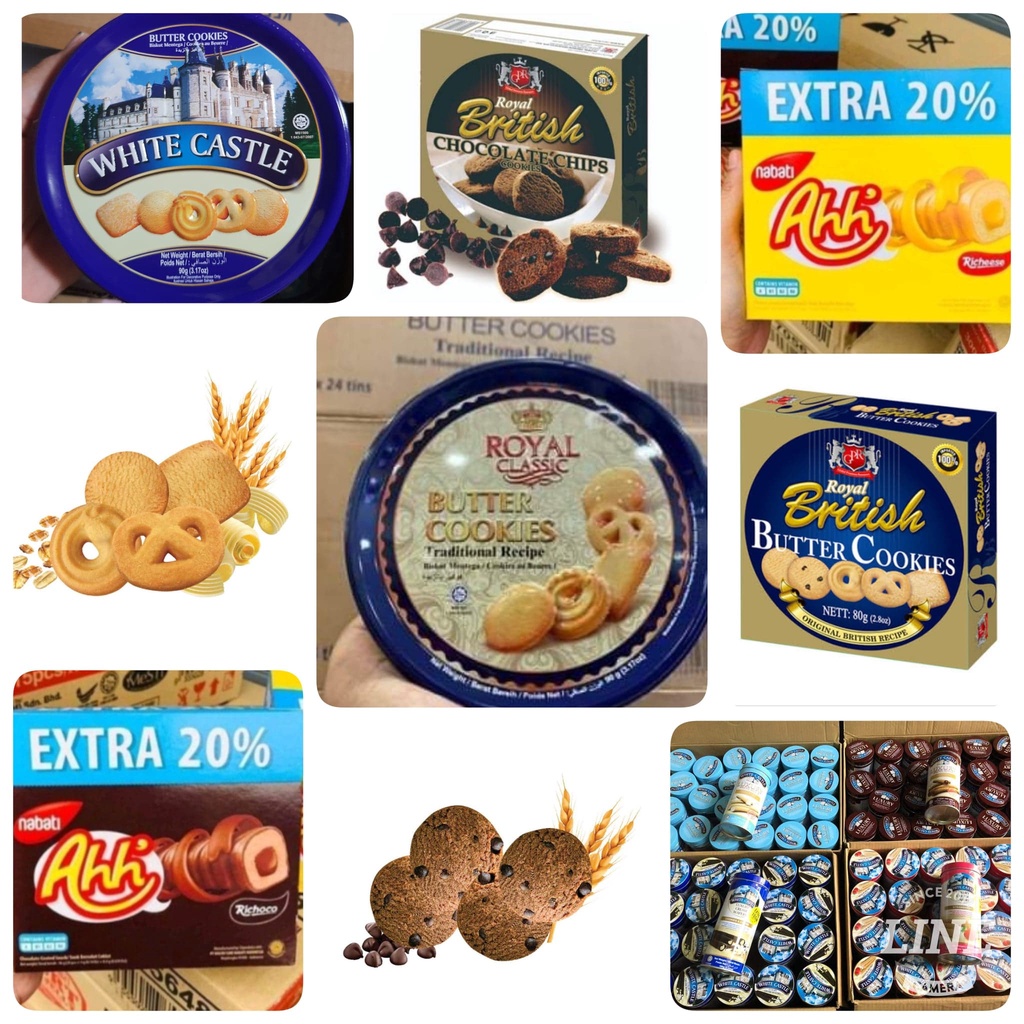 🔥พร้อมส่งทุกแบบยอดฮิต🔥โปรปีไหม่ 10ชิ้นลด15บาทคุกกี้/บราวนี/เวเฟอร์ ราคาส่งทักแชต👉