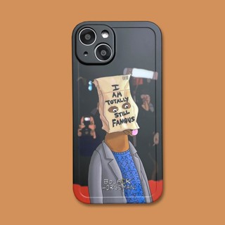 【เคสนิ่ม】เคสโทรศัพท์มือถือ ผิวด้าน ลายการ์ตูนมอนสเตอร์ คลื่น หัวม้า สําหรับ iPhone 14 13 12 Pro MAX 13Pro 12Pro 12 11 11 Pro MAX