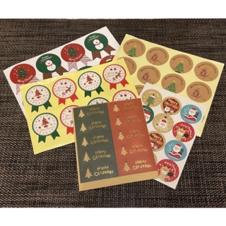 สติ๊กเกอร์ คริสต์มาส sticker 10 แผ่น 🎄 sticker Christmas 🎅