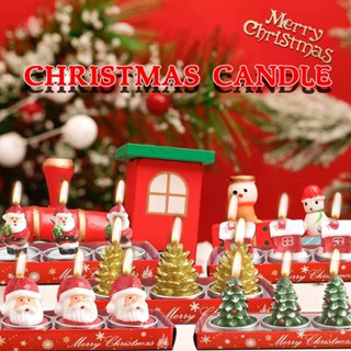 Christmas Candle เทียนคริสต์มาส  สินค้าตกแต่งคริสต์มาส วันคริสมาสต์ ต้นสน ต้นคริสมาสต์ ซานต้า ของขวัญคริสต์มาส