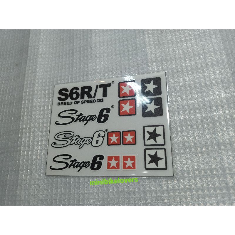 สติ้กเกอร์stage6สำหรับแปะเพิ่มความสวยงามครับ