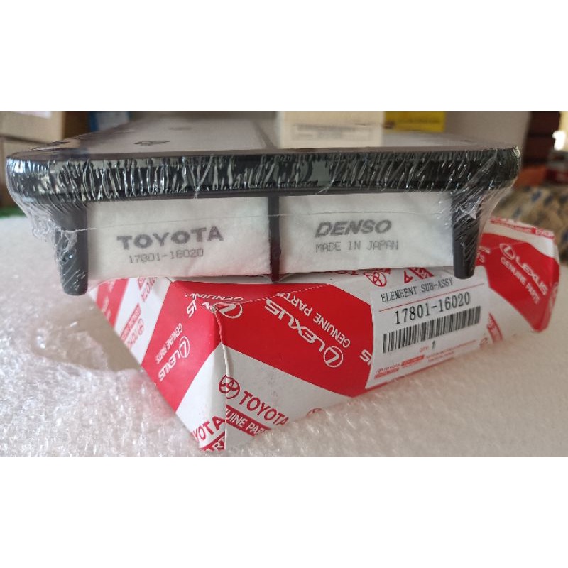 17801-16020 กรองแอร์เครื่องยนต์TOYOTA Toyota Avanza 1.3 F601 (2005-2006) / Celica ZZT231 (2000-2005)