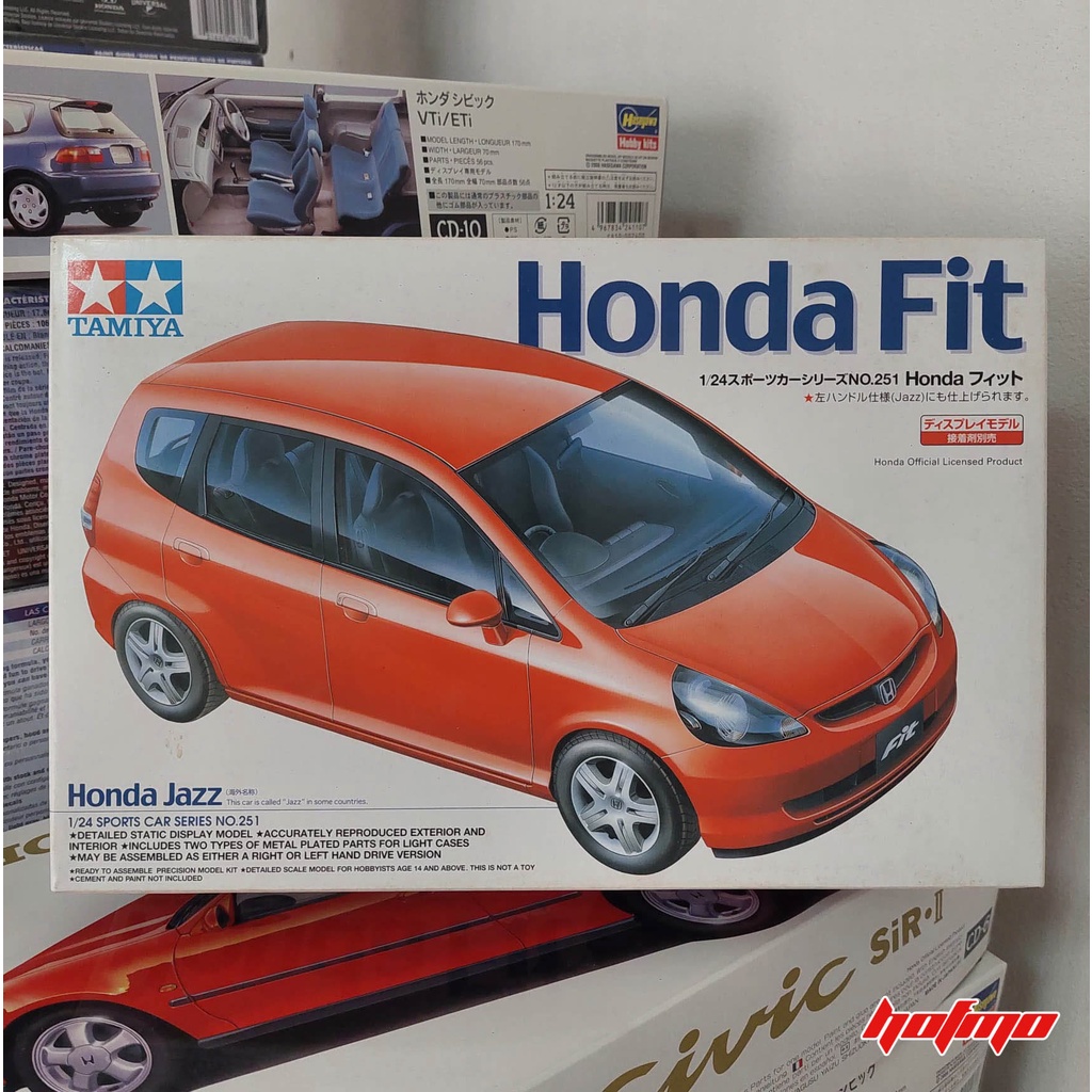1/24 Honda Fi GD / Jazz ฮอนด้า แจ้ส Tamiya โมเดลรถยนต์ประกอบ 1/24