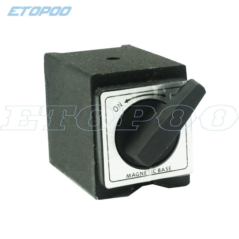 M5 สกรูรู Mini ประเภท 15 กก. Holding Force Switch On Off Dial Indicator Gauge Stand Holder ฐานแม่เหล็กเพลาสนับสนุน