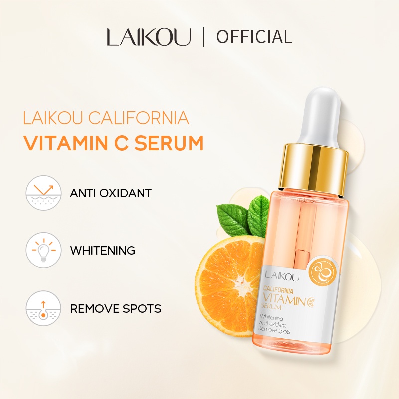 Laikou Vitamin C Brightening Skin Serum Facial skin care oil control essence 30 ml.