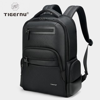 Tigernu กระเป๋าเป้สะพายหลังแฟชั่นกันน้ําสําหรับใส่แล็ปท็อป 14-15.6นิ้ว 9022