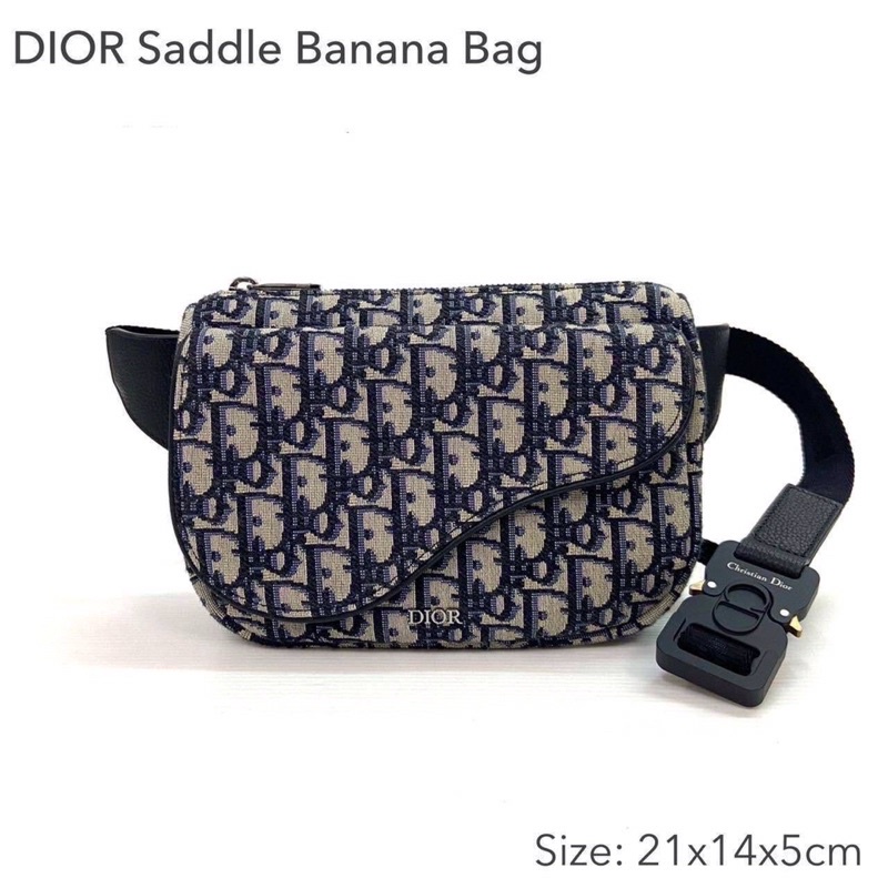 Dior Saddle Bannana Bag size 21*14*5cm