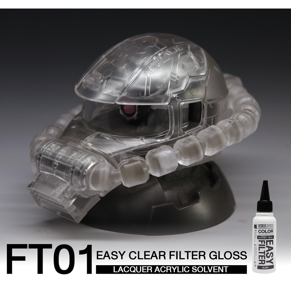 FT01 Easy Clear Filter Golss 60ml  / 120ml  | สูตรแลคเกอร์อะคิลิค | ประเภทใส