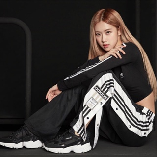 Adidas ของแท้ 100% กางเกงขายาวลําลอง ขากว้าง ทรงหลวม ใส่สบาย แฟชั่นสําหรับผู้ชาย และผู้หญิง