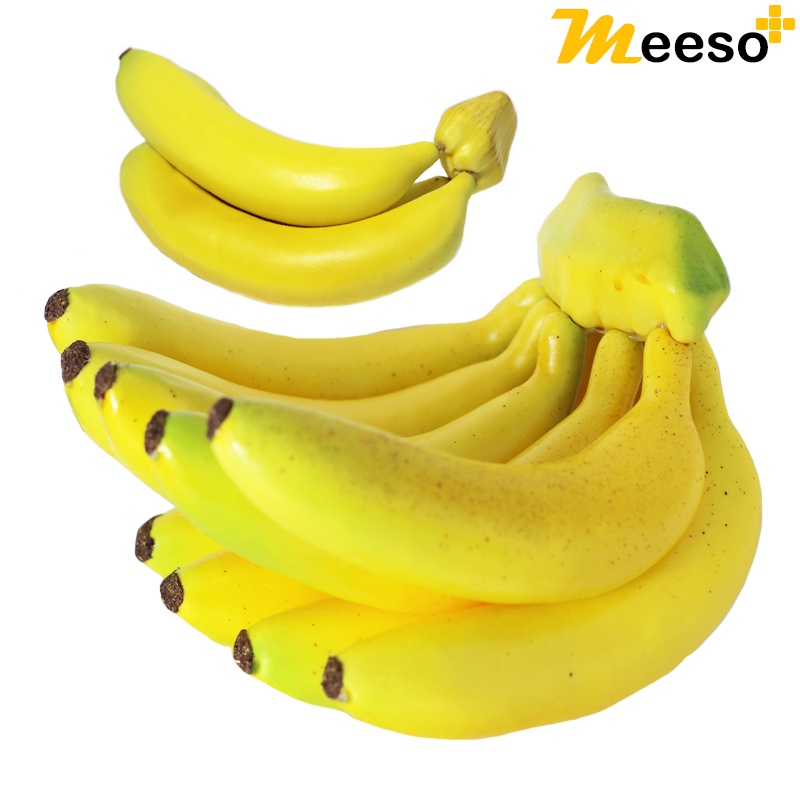 กล้วยปลอม โมเดลกล้วยปลอม โมเดลกล้วย โมเดลผลไม้ปลอมตกแต่ง ขนาดเท่าของจริง แข็งแรง ทนทาน