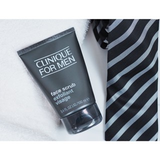 พร้อมส่ง CLINIQUE For Men Face Scrub 100ml สครับเตรียมผิวก่อนการโกนหนวด ขจัดเซลล์ที่เสื่อมสภาพ