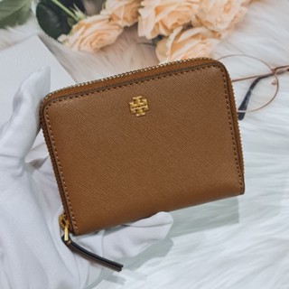 ★ New ของแท้ 100% กระเป๋าสตางค์ ซิปรอบ ใบกลาง Tory Burch