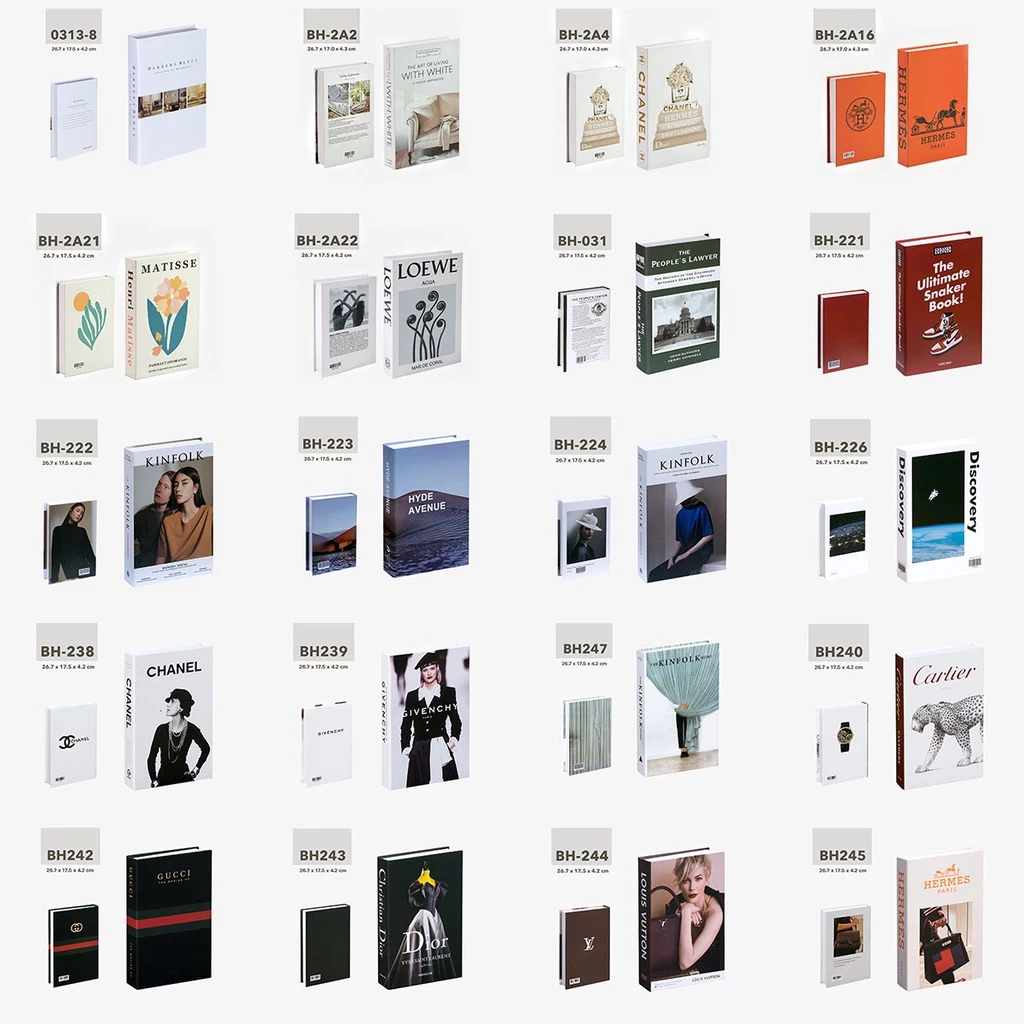 หนังสือปลอม ของแต่งบ้าน โชว์ พร็อพถ่ายรูป สไตล์มินิมอล thumbnail 3