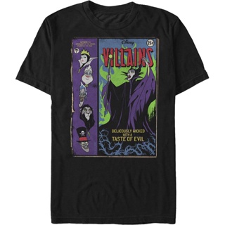 Villains Comic Book Disney T-Shirt เสื้อเบลาส์ เสื้อเชิ้ตชาย