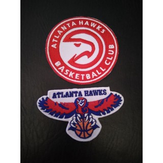 ATLANTA HAWKS บาสเกตบอล ตัวรีดติดเสื้อ อาร์มติดเสื้อ งานปัก งานdiy มี2แบบ