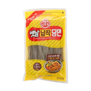 วุ้นเส้นเกาหลี เส้นแบน Ottogi wide vermicelli 400 g 옛날납작당면