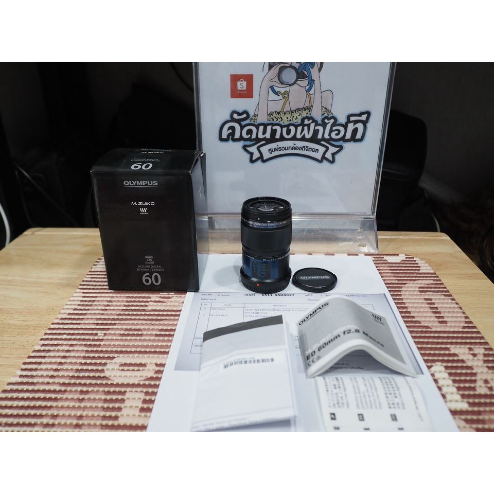 Olympus M.Zuiko Digital ED 60mm f/2.8 Macro สภาพนางฟ้า 99% ใหม่มากๆ เหมือมือ1 อายุไม่ถึงเดือน มีประก