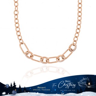 Aevari Copper Chain Necklace Rose gold plated.