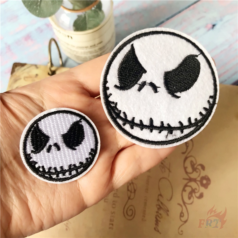 ☸ แผ่นแพทช์ ลายการ์ตูน The Nightmare Before Christmas สําหรับตกแต่งเสื้อผ้า ☸ 1 ชิ้นแจ็ค Skellington DIY เย็บบนเหล็กบนป้ายแพทช์ - รูปที่ 7
