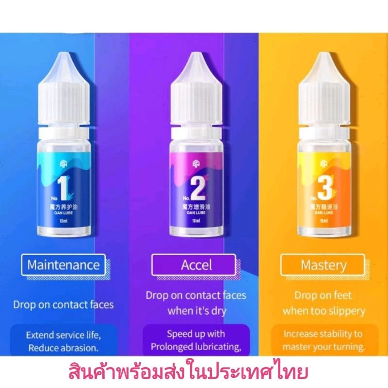 น้ำยาหล่อลื่นรูบิค​ น้ำยาสำหรับรูบิค​ ขนาด10ml.​ น้ำยาของแท้100% ของเล่น​ รูบิค​ ของเล่นเด็ก