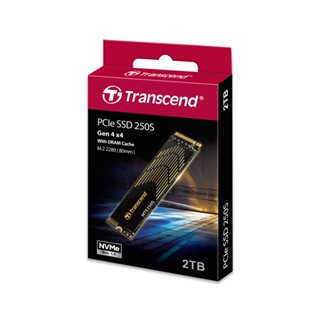 Transcend PCIe NVMe M.2 SSD 2TB : MTE250S :Gen 4X4 * รับประกัน 5 ปี หรือ**รับประกันไม่เกิน 1560 TBW** มีใบกำกับภาษี TS2TMTE250S