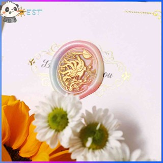 ❉ที่ดีที่สุด❉แสตมป์ตราประทับขี้ผึ้ง รูปดอกทานตะวัน DIY สําหรับตกแต่งการ์ดแต่งงาน