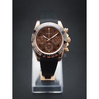 Seiko Mod Full Rosegold Daytona Ceramic Chocolate (Daytona Edition)