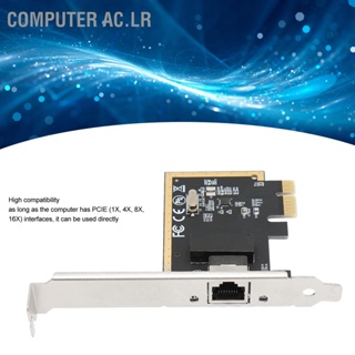 B อะแดปเตอร์การ์ดเครือข่ายคอมพิวเตอร์ Ac.Lr Pci Express 1X Gigabit Ethernet 10 100 1000Mbps Rj45 Lan สําหรับ Windows 11 นิ้ว