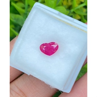 พลอย ทับทิม (Ruby Sapphire) 1.12 กะรัต (Cts.) พลอยแท้ อัญมณีมงคลประจําวันเกิด เครื่องประดับพลอย