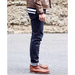 เอวจริง 31 Momotaro 0306-SP INDIGO ผ้า 15.7OZ สภาพสวย เฟดสะอาด