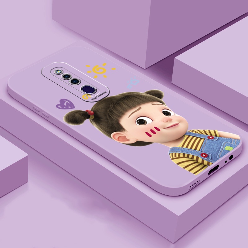 ปลอกสําหรับ OPPO CPH1911 CPH2239 CPH1917 CPH1989 CPH2113 CPH1819 หรูหราชุบการ์ตูนน่ารักรูปแบบซิลิโคน