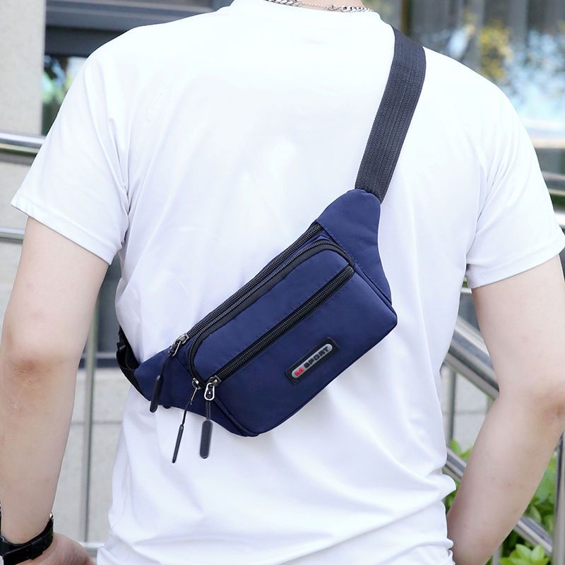 ใหม่ กระเป๋าคาดเอว กีฬามัลติฟังก์ชั่น แบรนด์อินเทรนด์ของผู้ชายและผู้หญิง กระเป๋าแนวทแยง